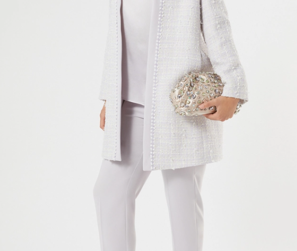 Pastel Satin Crystal Ruched Clutch Bag