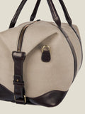 Canvas & Leather Trim Weekend Duffle Bag